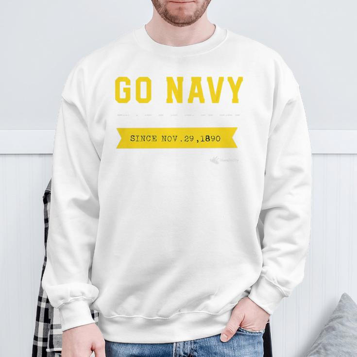 Go Navy Beat Army Morse Code Sweatshirt Gifts for Old Men