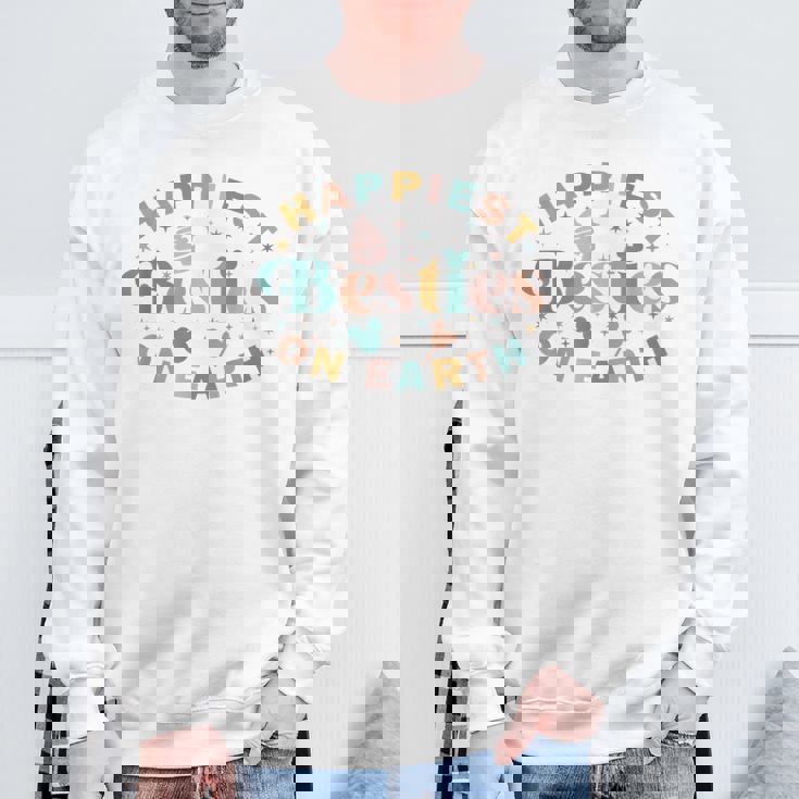 Happiest Besties On Earth Matching Family Mouse Group Sweatshirt Gifts for Old Men