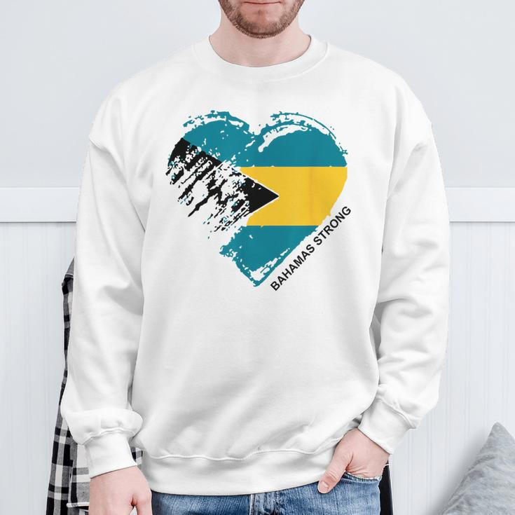 Heart For The Bahamas Bahamas Strong Apparel Sweatshirt Gifts for Old Men