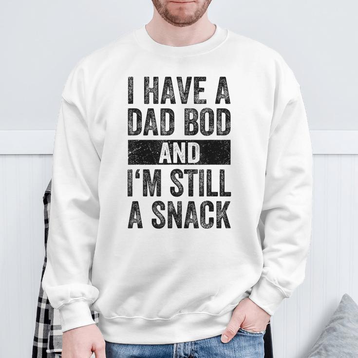 Herren Dad Bod Papa Bierbauchatertag Sweatshirt Geschenke für alte Männer