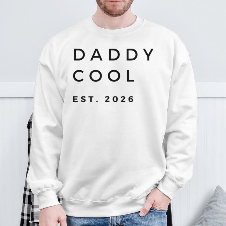 Herren Daddy Cool Est 2026 Für Papaatertag Weihnachten Sweatshirt Geschenke für alte Männer