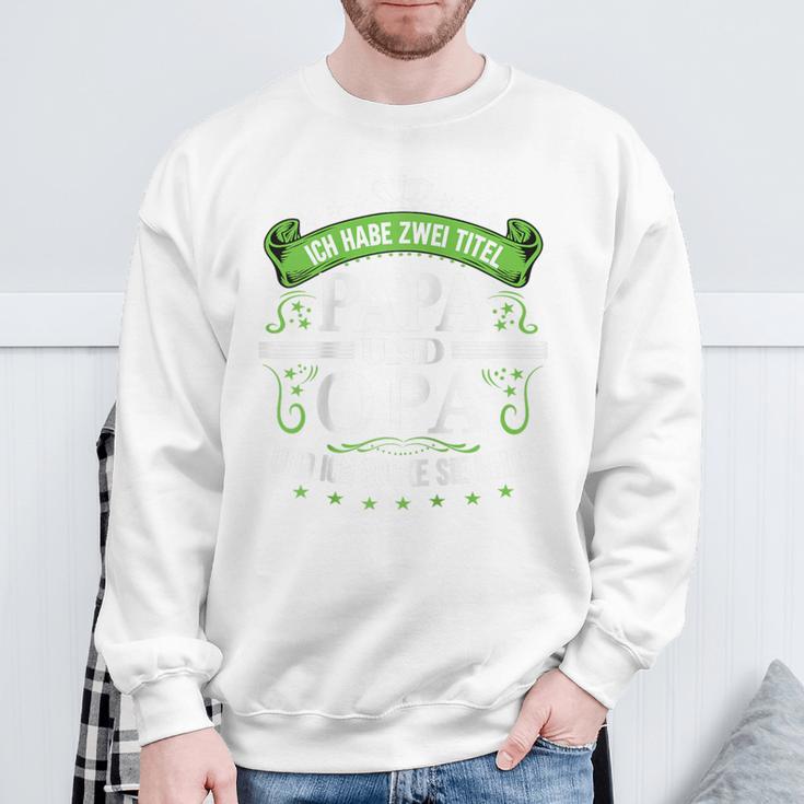 Herren Opa Atertag Papa Spruch Grossvater Geschenk Raglan Sweatshirt Geschenke für alte Männer