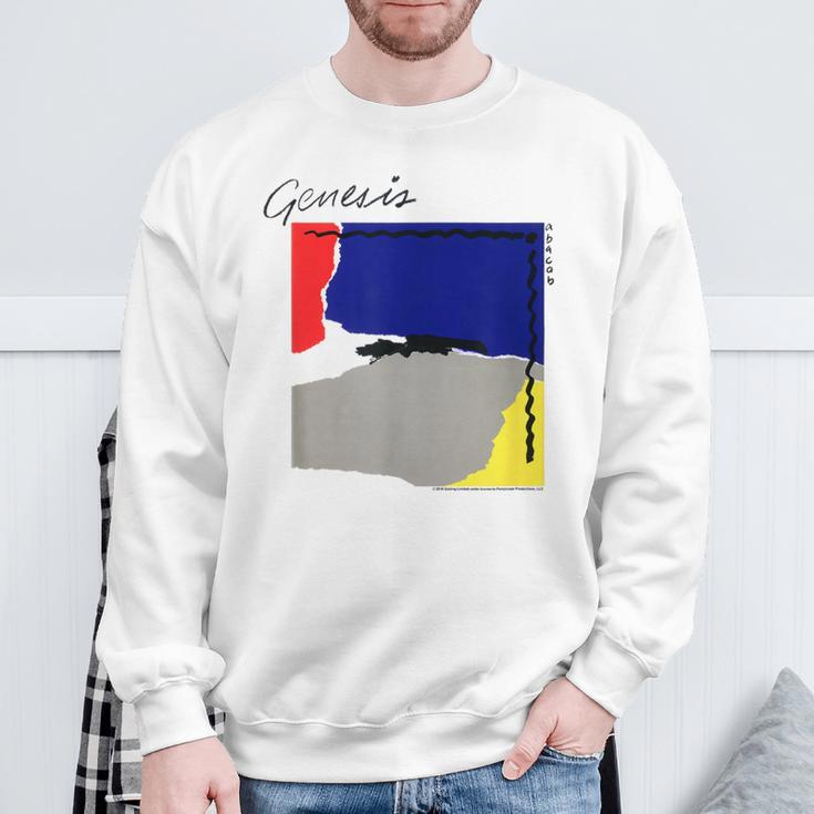 Herren Sweatshirt mit Genesis-Schriftzug in abstraktem Design Geschenke für alte Männer