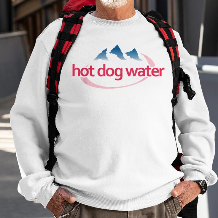 Hot Dog Water Meme Bottled Water Sweatshirt Gifts for Old Men