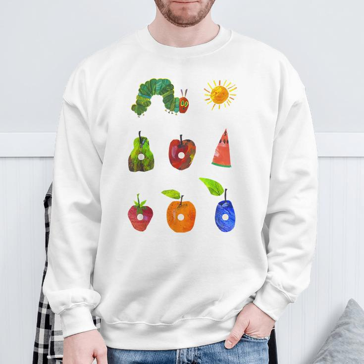Hungry Caterpillar Fruit Always Hungry Caterpillar Saturday Sweatshirt Gifts for Old Men