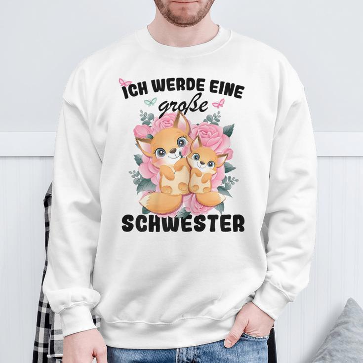 Ich Werde Große Schwester Sweatshirt, Ankündigung Geschwisterliebe Geschenke für alte Männer