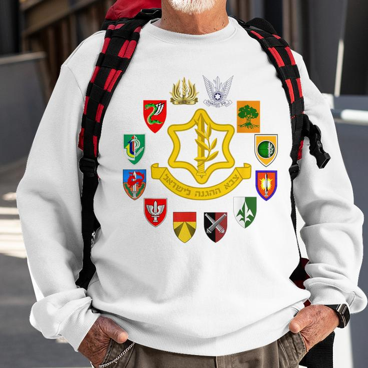 Idf Israel Defence Forces Israeli Army Israel Military Units Sweatshirt Gifts for Old Men