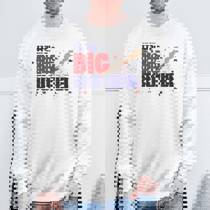 I'm The Big Brother Baseball Sweatshirt Gifts for Old Men