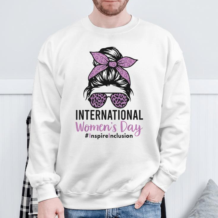 International Women's Day 2024 8 March Iwd Inspire Inclusion Sweatshirt Gifts for Old Men