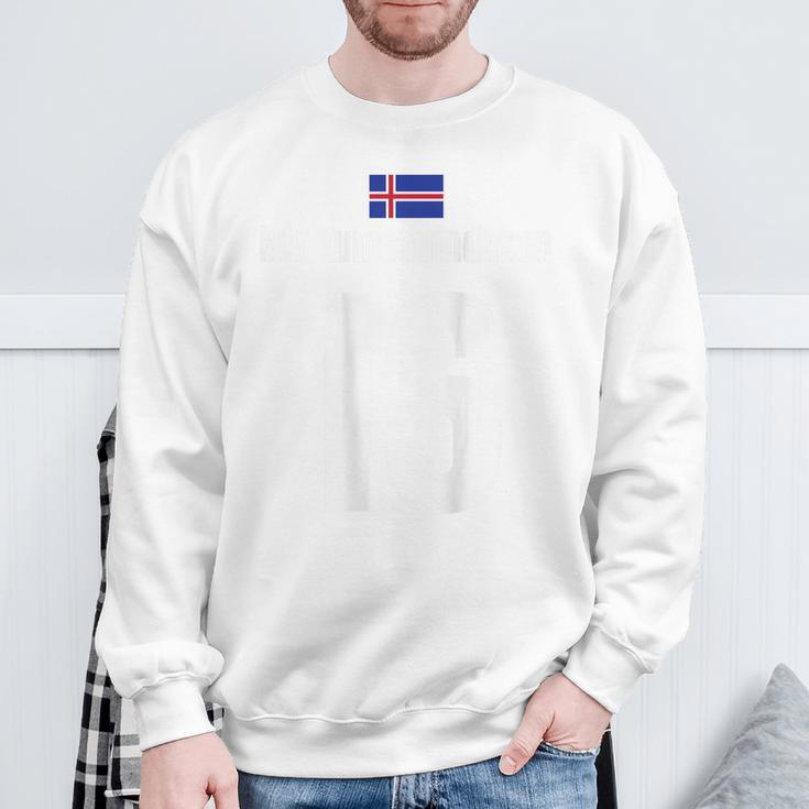 Isländische Namen Fußball Island Sauf Trikot Mallorca Sweatshirt Geschenke für alte Männer