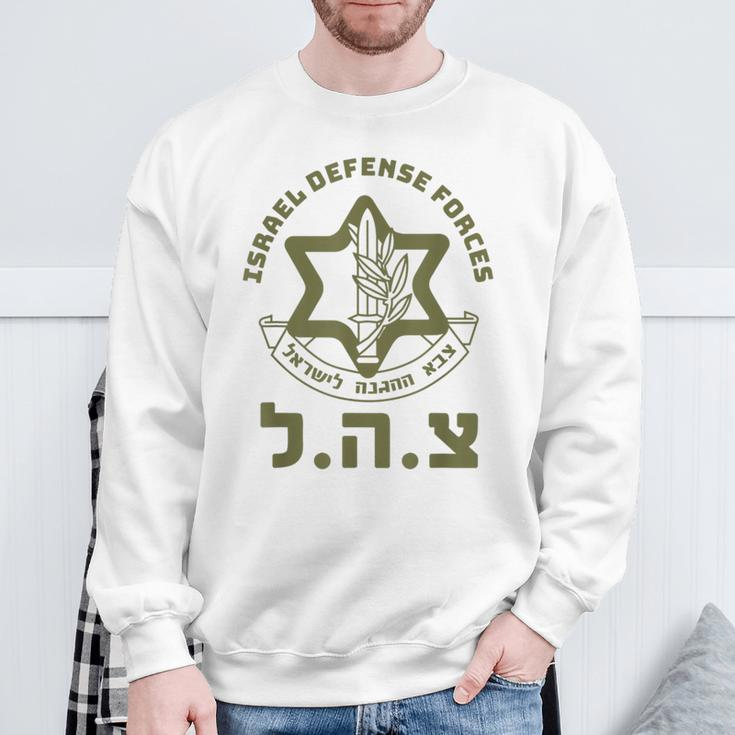 Israel Defense Forces Idf Israeli Military Army Tzahal Sweatshirt Gifts for Old Men