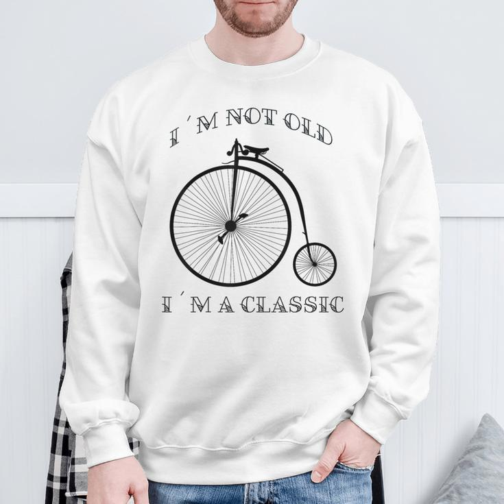 I´M Not Old I´M A Classic Bike Graphic Fathers Day Vintage Sweatshirt Gifts for Old Men