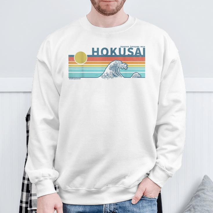 Japanische Kanagawa-Welle In Der Retro-Vaporwave-Ästhetik Sweatshirt Geschenke für alte Männer