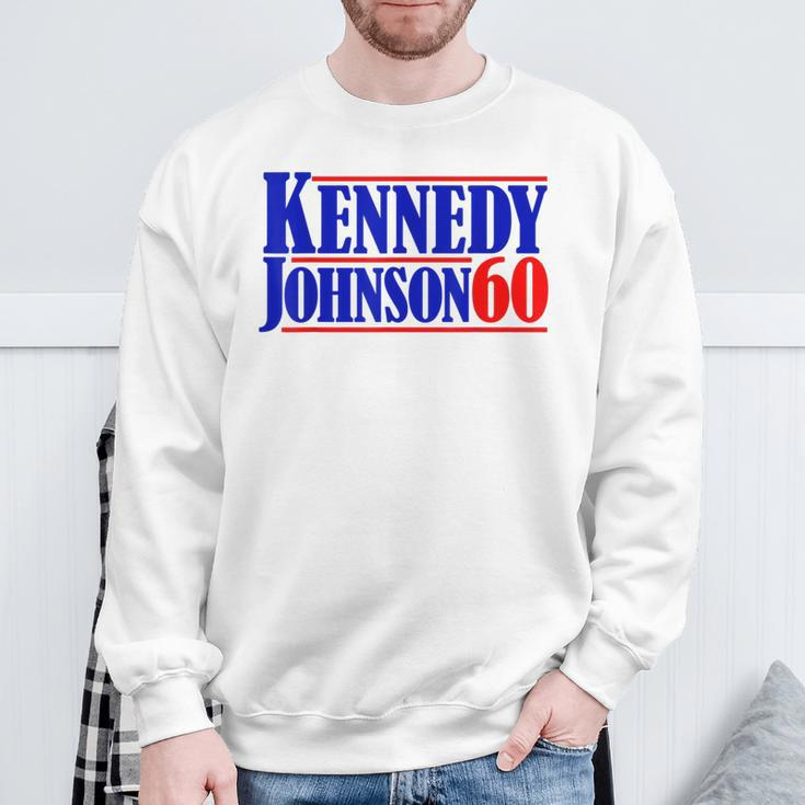 Kennedy Johnson '60 Vintage Vote For President Kennedy Sweatshirt Gifts for Old Men