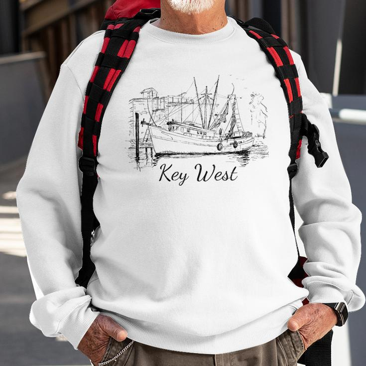 Key West Florida Vintage Vacation Sweatshirt Gifts for Old Men
