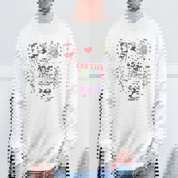 Lab Life Retro Lab Week 2024 Sweatshirt Gifts for Old Men