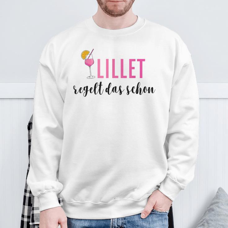 Lillet Lillet Regelt Das Schon Summer Alcohol Lillet S Sweatshirt Geschenke für alte Männer