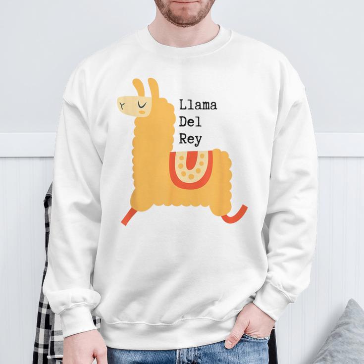 Llama Dey Rey MusicLana Del Sweatshirt Gifts for Old Men