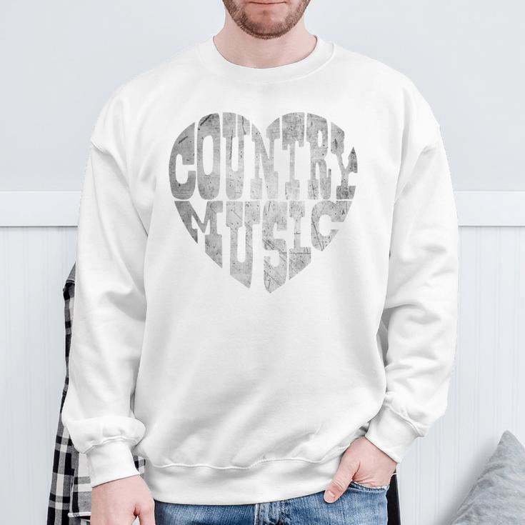 I Love Country Music Lovers Cute Country And Western Sweatshirt Gifts for Old Men