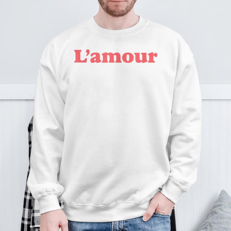 Love L'amour Sweatshirt Geschenke für alte Männer