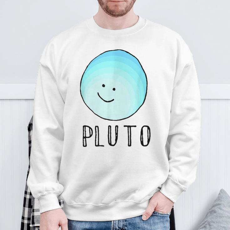I Love Pluto My PlanetCute Astronomy Sweatshirt Gifts for Old Men