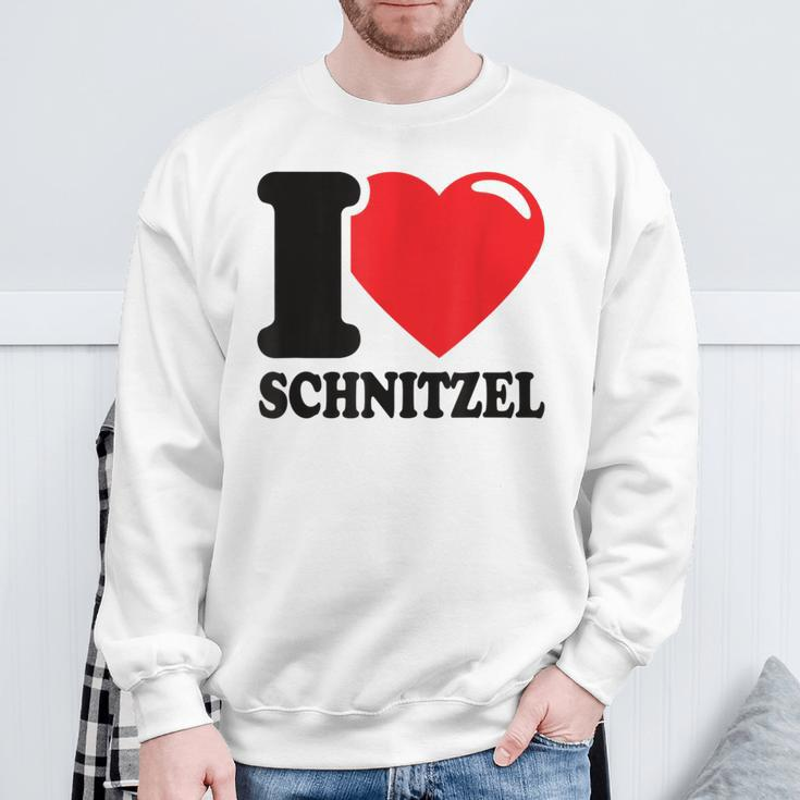 I Love Schnitzel Ich Liebe Schnitzel Schnitzel Sweatshirt Geschenke für alte Männer