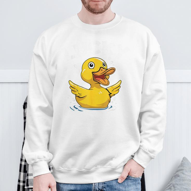 Lucky Rubber Ducks Duckling Duckies Sweatshirt Gifts for Old Men