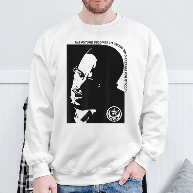 Malcom Future Civil Rights X Quote Sweatshirt Gifts for Old Men
