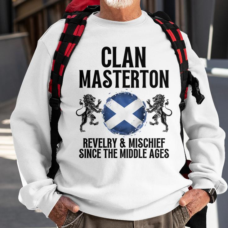 Masterton Clan Scottish Family Name Scotland Heraldry Sweatshirt Gifts for Old Men