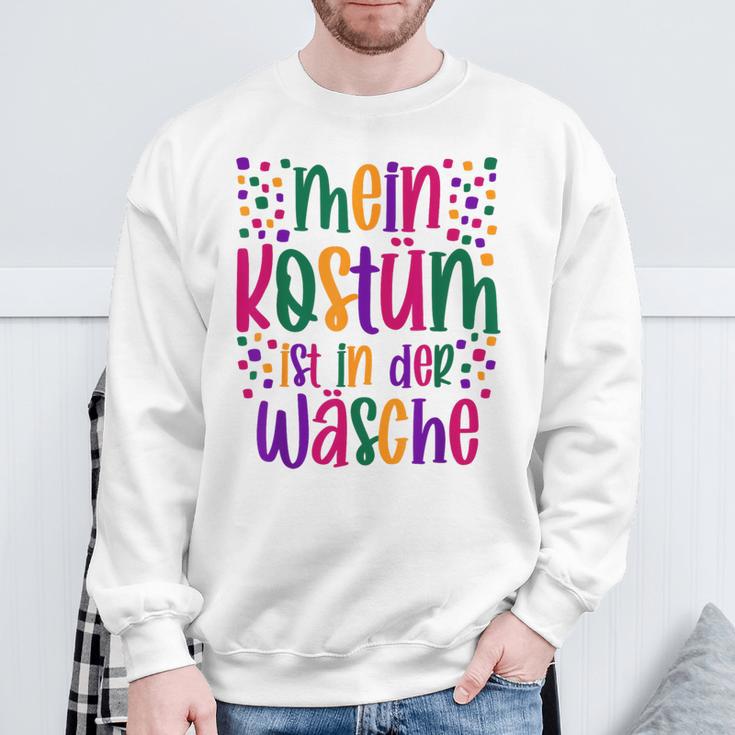 Mein Kostüm Ist In Der Wäsche Für Fancy Dress Carnival White Sweatshirt Geschenke für alte Männer