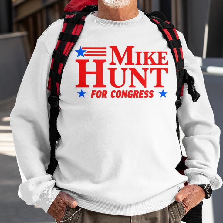 Mike Hunt Humor Political Sweatshirt Gifts for Old Men