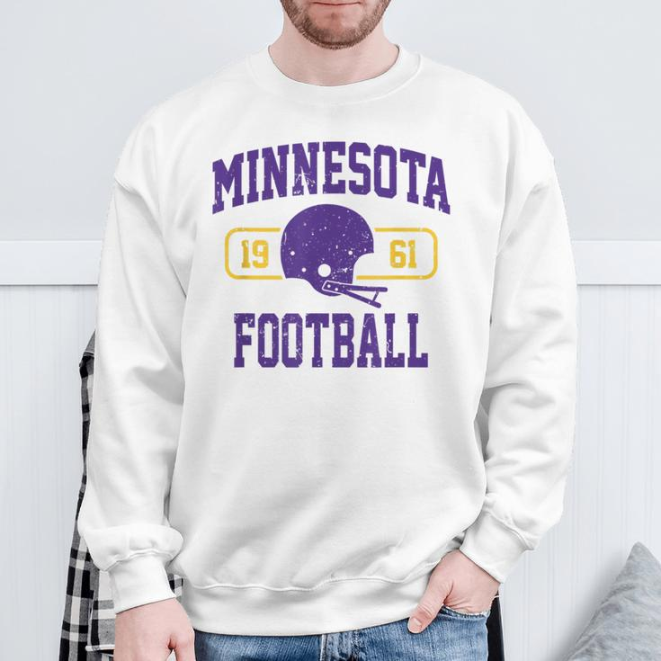 Minnesota Football Athletic Vintage Sports Team Fan Sweatshirt Gifts for Old Men