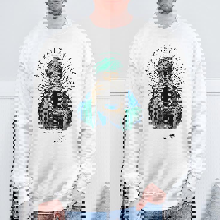 Mystery Illness Club Chronic Illness Humour Spoonie Wizard Sweatshirt Gifts for Old Men