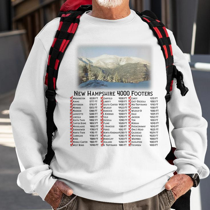 New Hampshire 4000 Footers Sweatshirt Gifts for Old Men