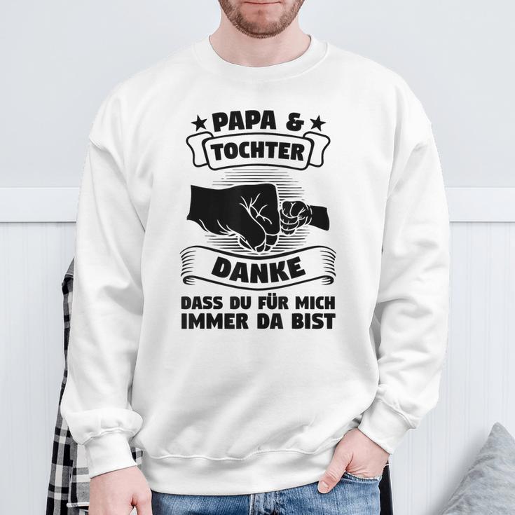 Papa & Tochter Danke Papa & Tochter Familie Sweatshirt Geschenke für alte Männer