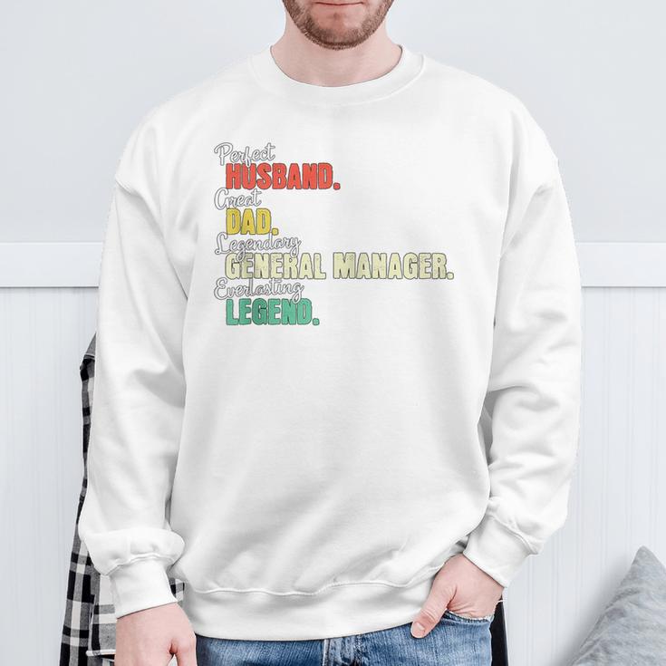 Papa General Manager Legende Kapuzenjacke Sweatshirt Geschenke für alte Männer