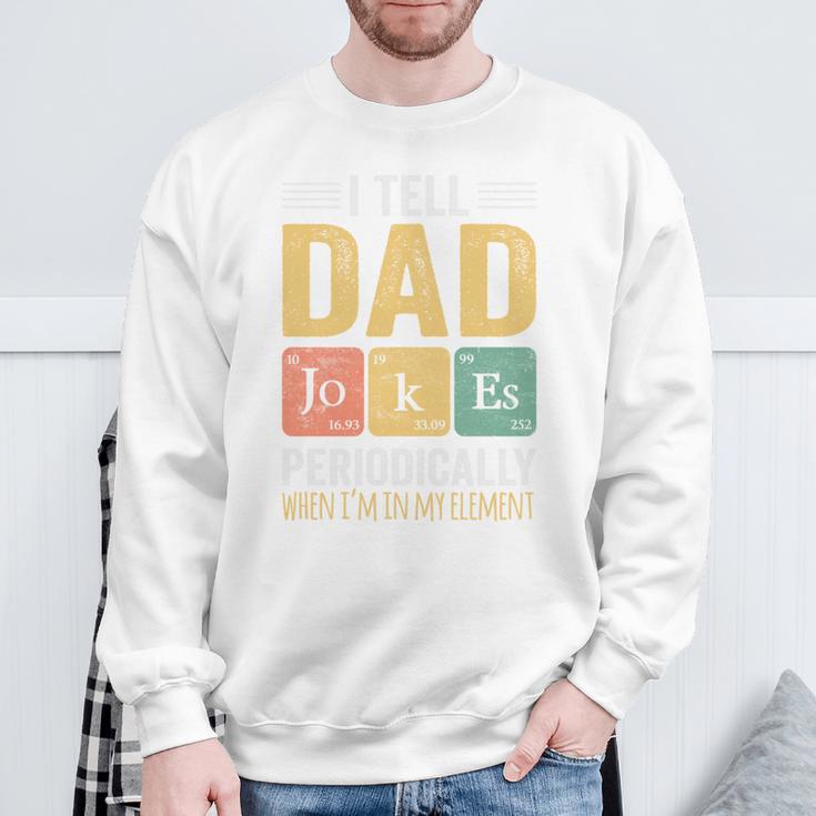 Papa Ich Erzähle Papa Witze Regelmäßigatertag Sweatshirt Geschenke für alte Männer