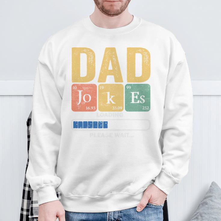 Papa- Papa Witze Loading Regelmäßigatertag Sweatshirt Geschenke für alte Männer