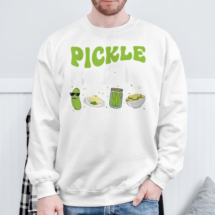 Pickle Squad Cute Pickle Cucumber Pickle Lover Sweatshirt Gifts for Old Men