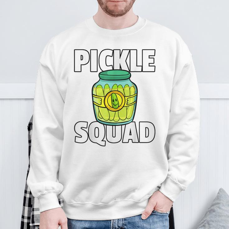 Pickle Squad For A Pickle Lover Sweatshirt Gifts for Old Men