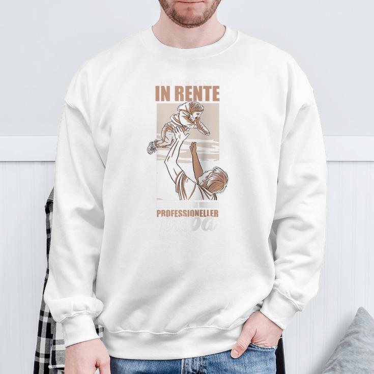 Rentner Ruhestand Renteneintritt Pension Pensionierung Papa Raglan Sweatshirt Geschenke für alte Männer