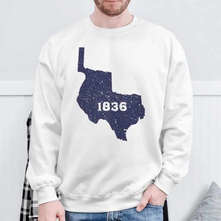 Republic Of Texas 1836 History Vintage Sweatshirt Gifts for Old Men