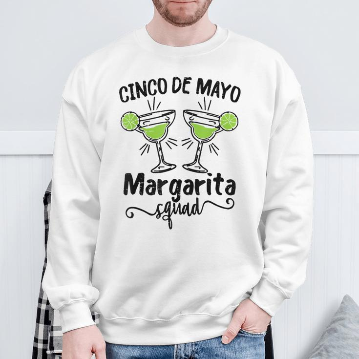 Retro Cinco De Mayo Fiesta Margarita Squad Sweatshirt Gifts for Old Men