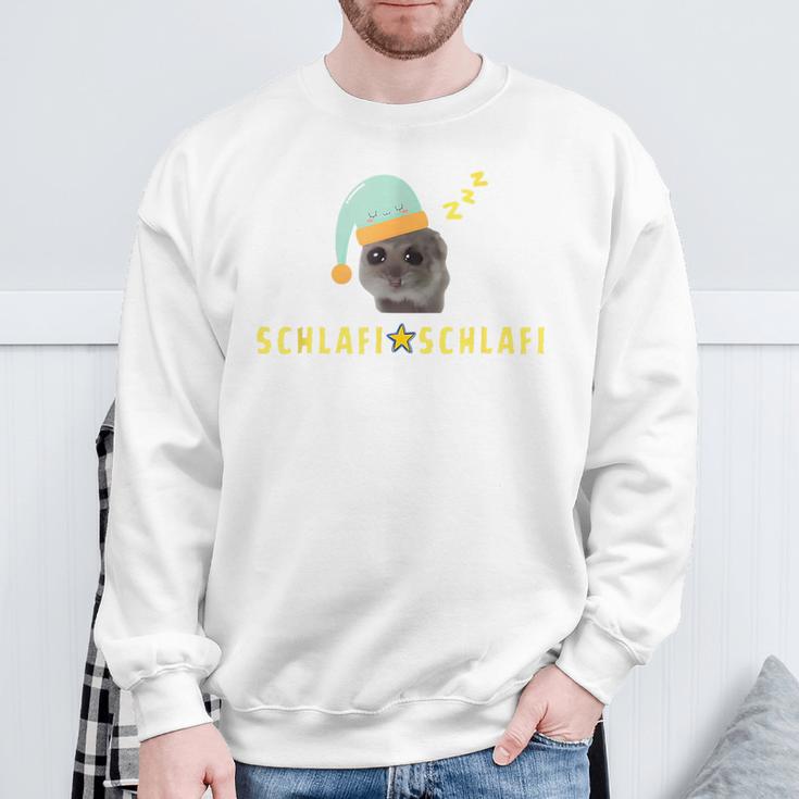 Sad Hamster Schlafen Schlafi Schlafi Sweatshirt Geschenke für alte Männer