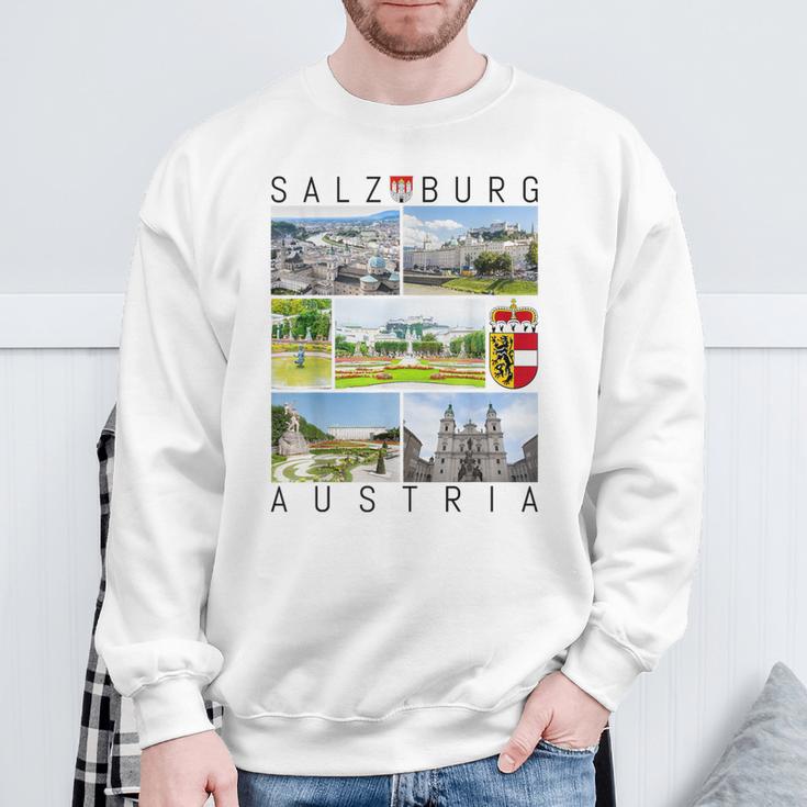 Salzburg Austria Mozart Classical Music Sound Sights Gallery Sweatshirt Gifts for Old Men