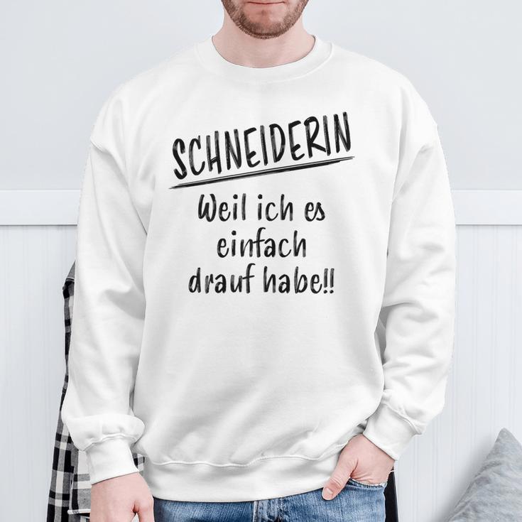 Schneiderin Spruch Schneiderinnen Beruf Lustiges Schneiderin Sweatshirt Geschenke für alte Männer