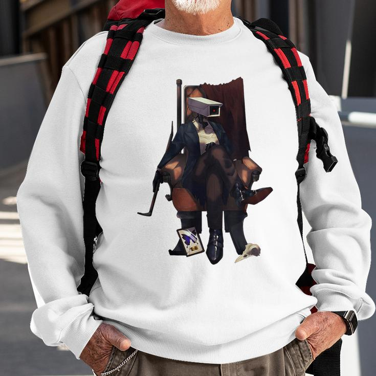 Skibidi Toilet Speaker Man Camera Man Tv Man Costume Sweatshirt Gifts for Old Men