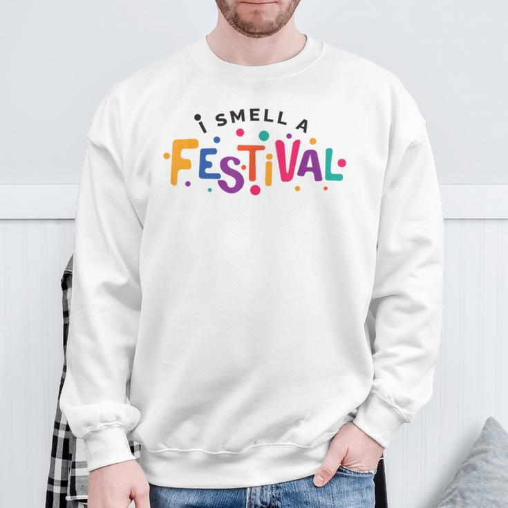 I Smell A Festival Music Cultural Party Sweatshirt Gifts for Old Men