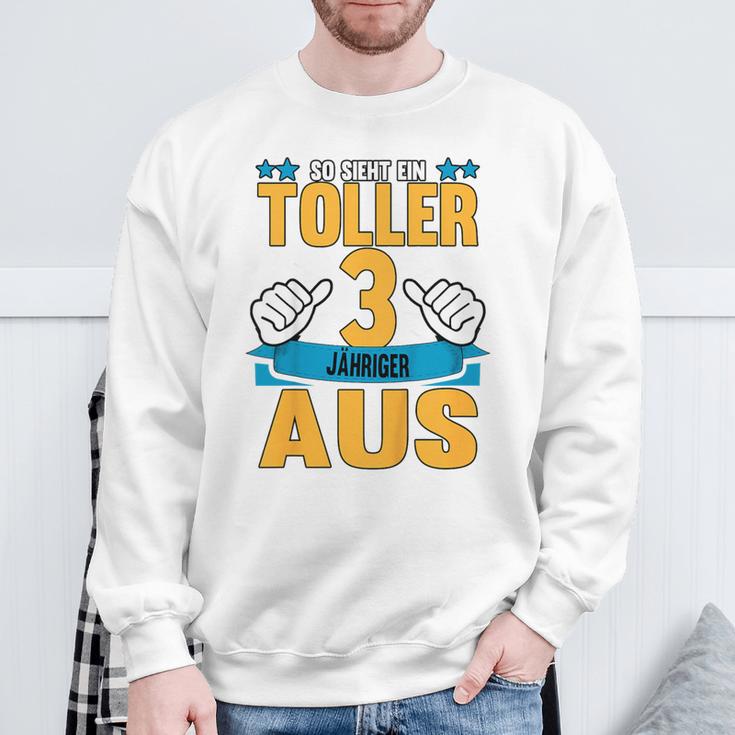 So Sieht Ein Tolles 3-Jähriges Kind aus Sweatshirt, Kreatives Geburtstagsdesign Geschenke für alte Männer