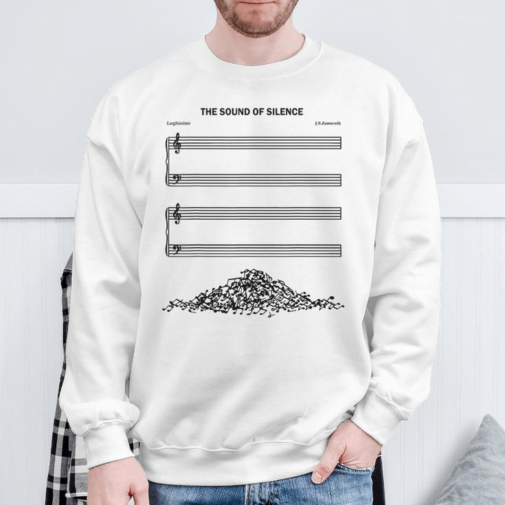 The Sound Of Silence Musical Sweatshirt Gifts for Old Men